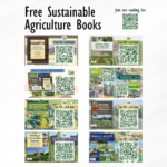 A series of scannable QR codes for sustainable agriculture books
